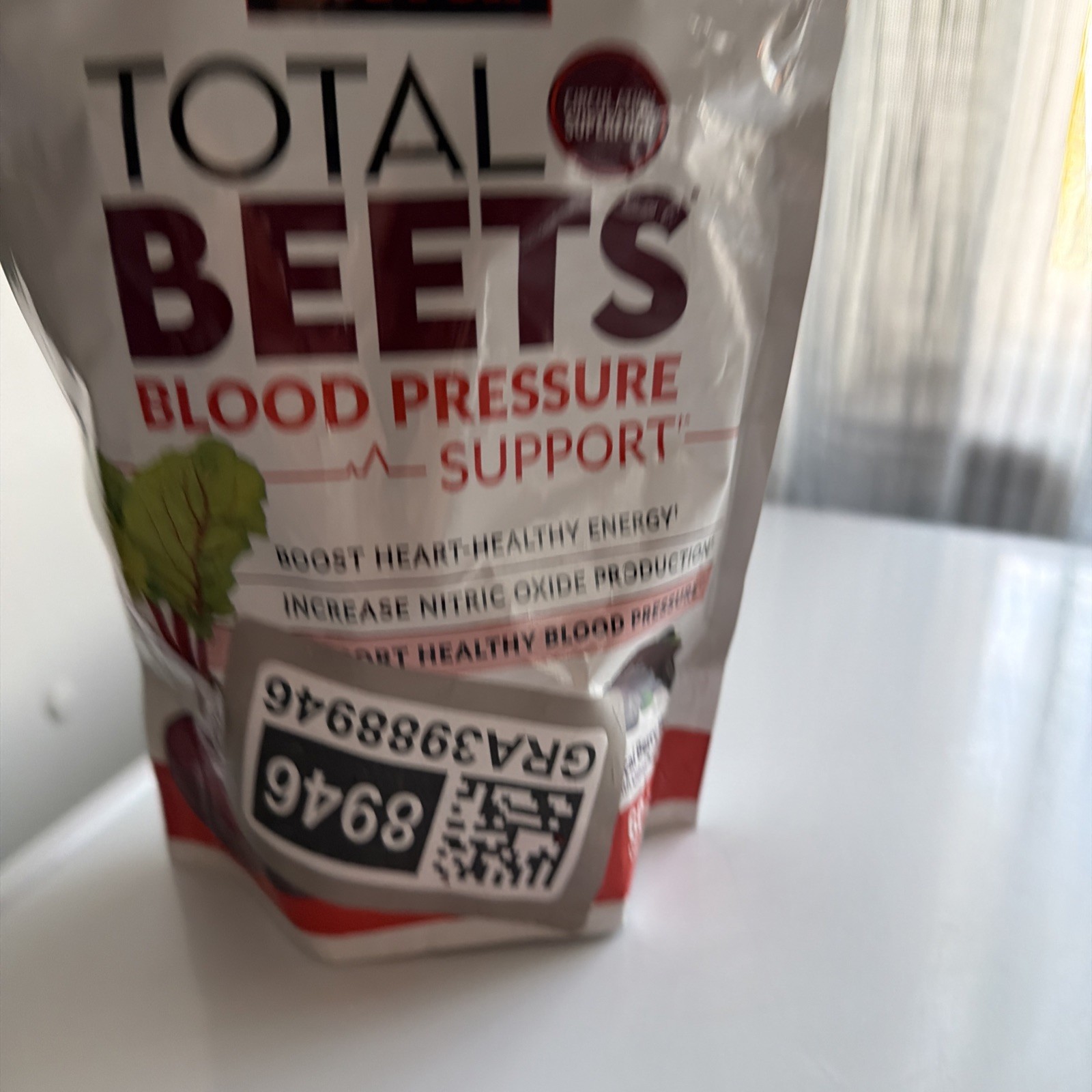 Force Factor Total Beets Chews BP Support Acai Berry Flavor 60 Chews Exp 01/2028