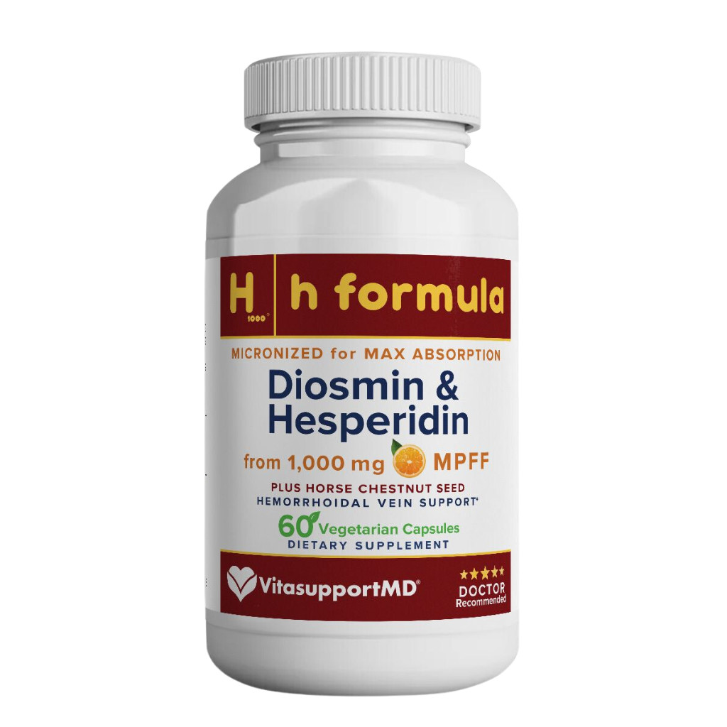 H Formula, 300mg Horse Chestnut for Hemorrhoidal Vein Support, 60 MPFF Capsules