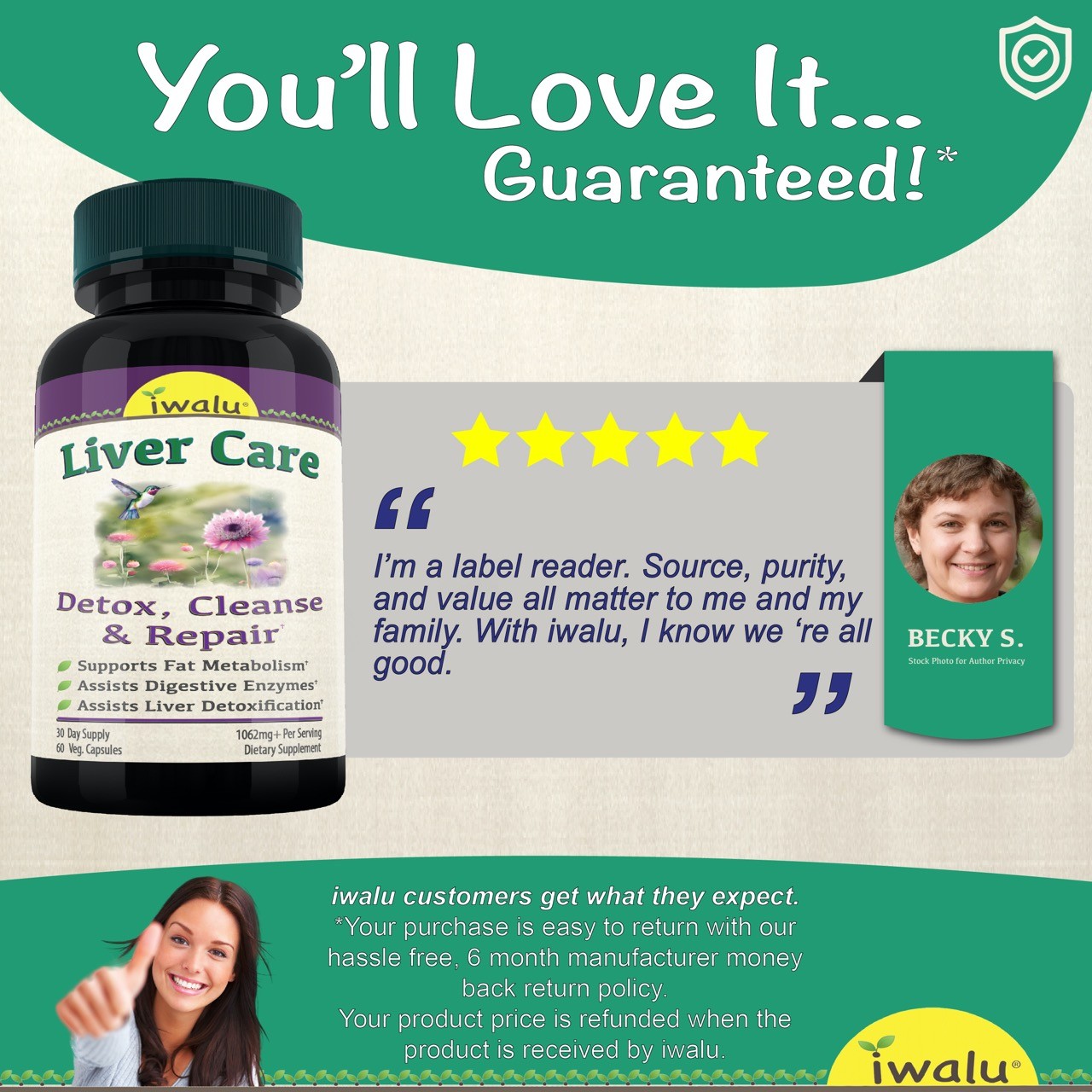 Liver Care | Best Duck Flower Detox | *FAST FREE SHIPPING* Same Day – USA Made