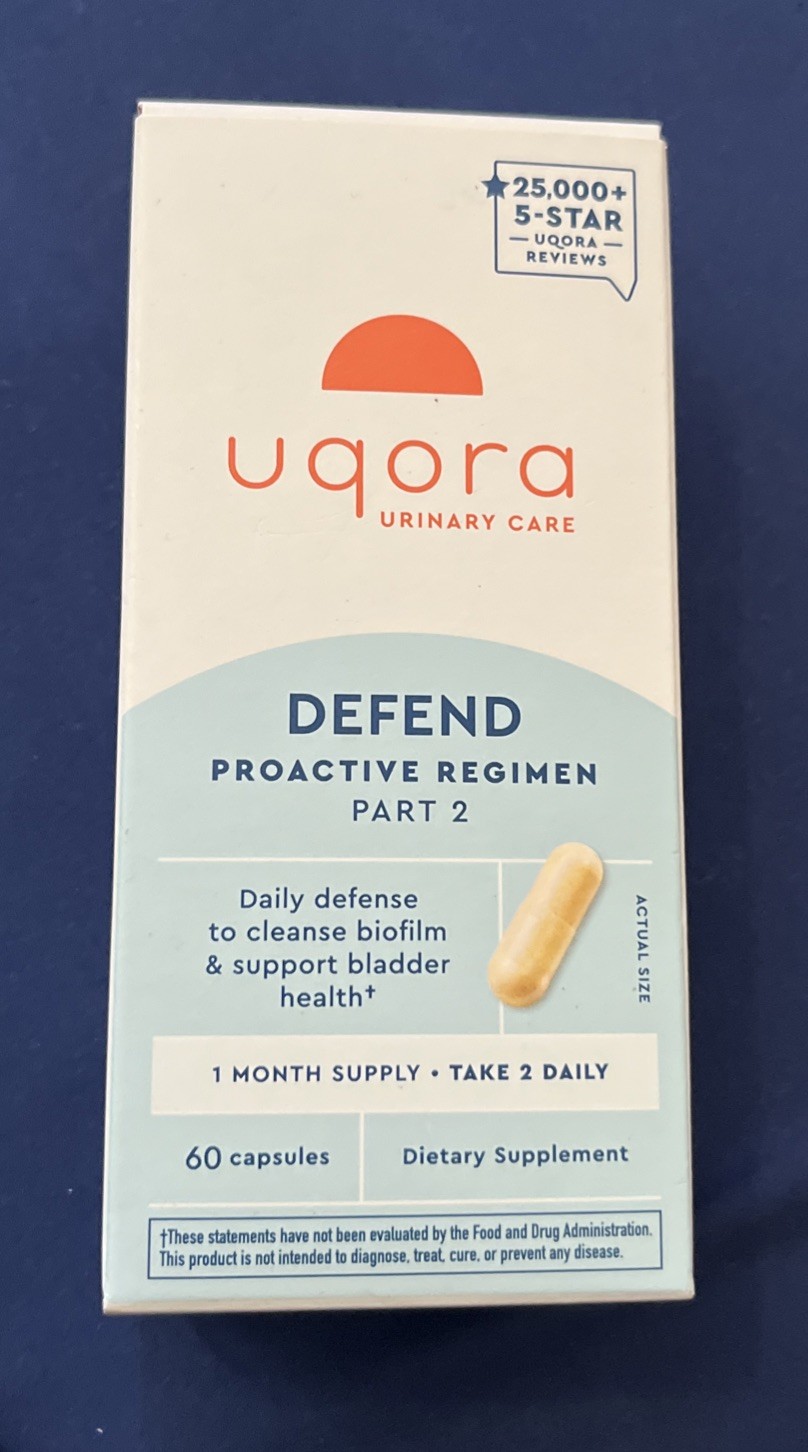 Uqora Defend 2 Dietary Supplement Capsules Exp 2027+
