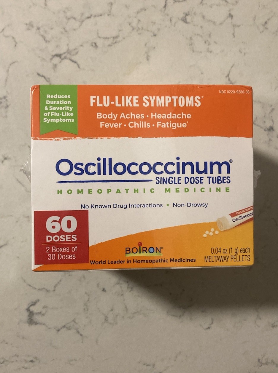 60 Doses Boiron Oscillococcinum Homeopathic Medicine Flu Exp. 12/2029