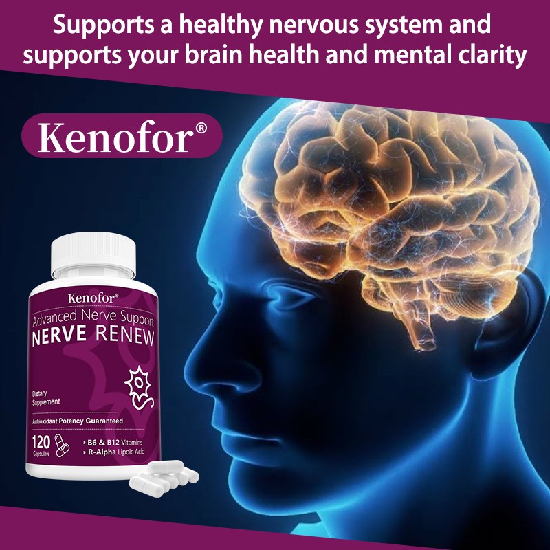Nerve Support With Benfotiamine Stabilized R-Alpha Lipoic Acid 120 Capsules