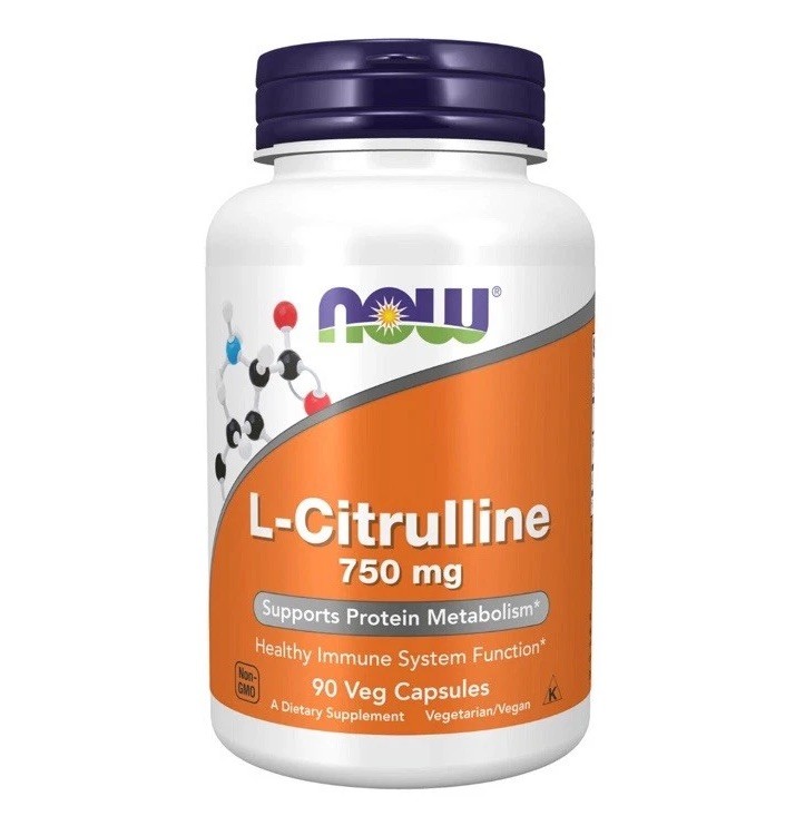 L-Citrulline 750 Mg 90 Veg Caps By Now Foods. Exp 9/27