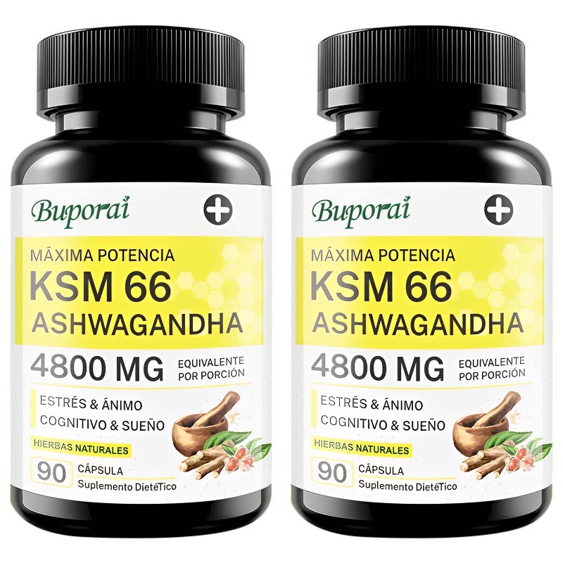 KSM-66 Ashwagandha 180pcs,Relieve Stress, Replenish Energy and Regulate Emotions