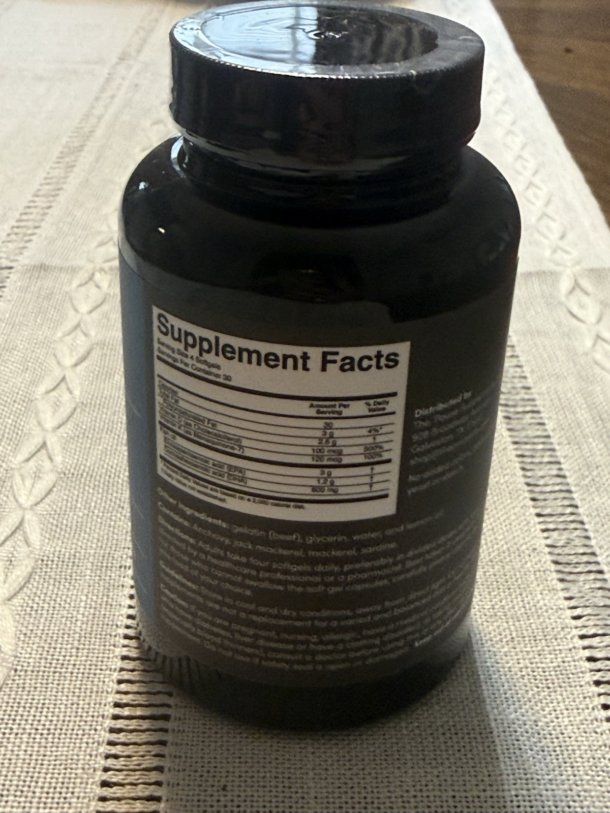 The Pause Nutrition Omega 3 Vitamin D & K2 Supplement Gluten Free