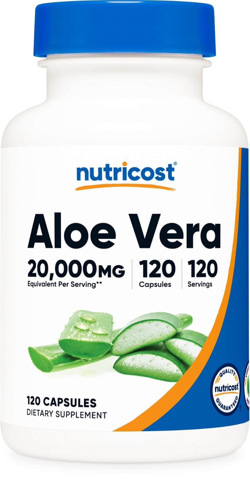 Nutricost Aloe Vera 100mg 120 Capsules – Gluten Free, Non-GMO & Vegetarian