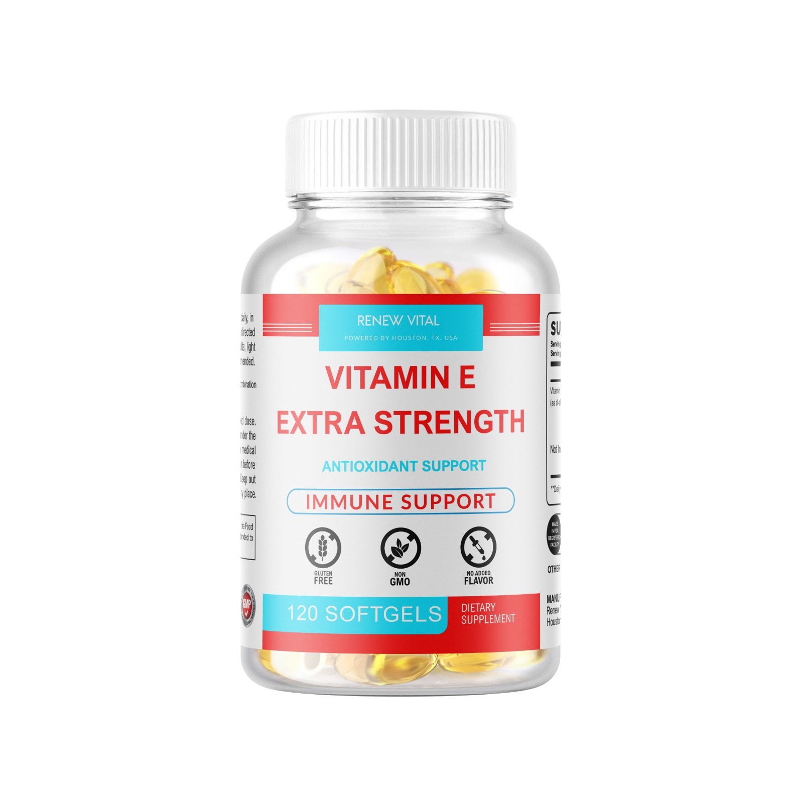 Vitamin E 400 IU – 240 Softgel Extra Strength Immune Support