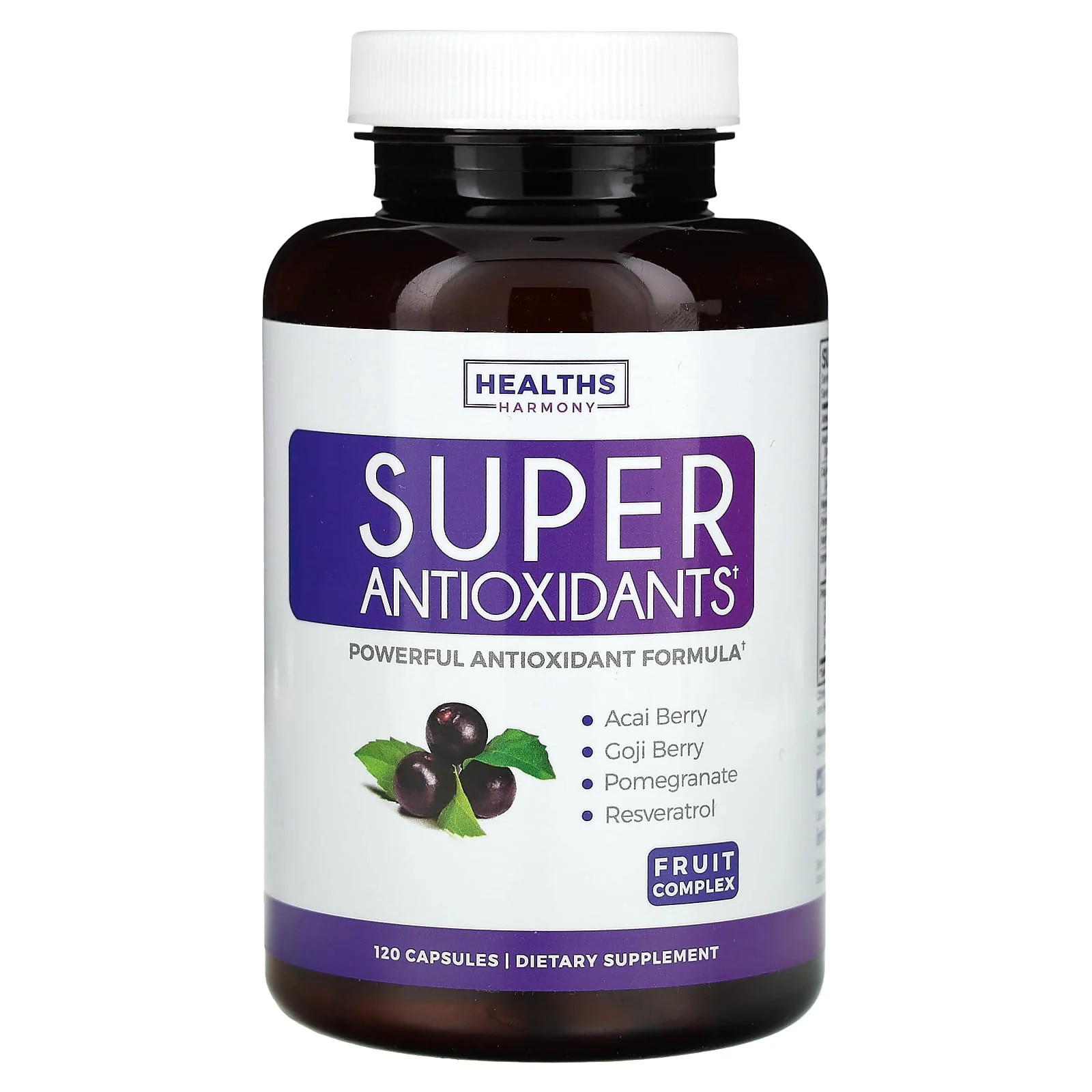 2 X Healths Harmony, Super Antioxidants, Fruit Complex, 120 Capsules