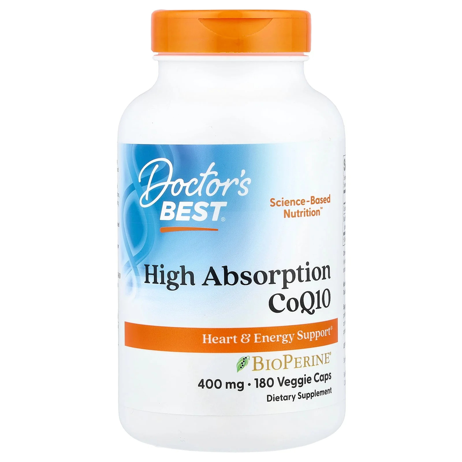 2 X Doctor’s Best, High Absorption CoQ10 , 180 Veggie Caps