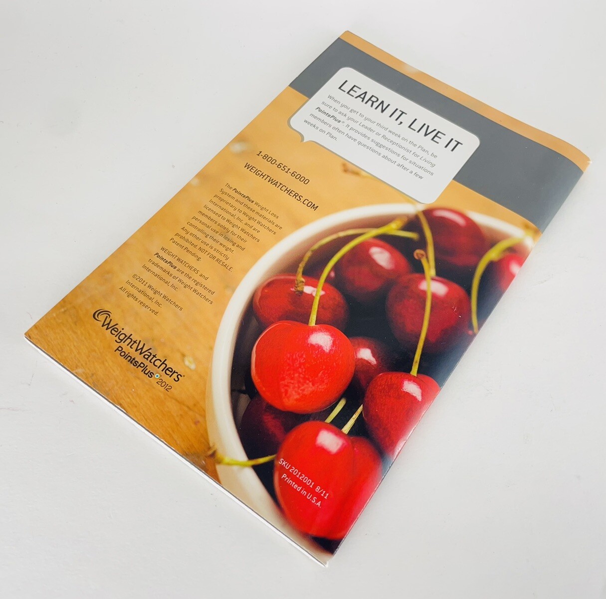 Weight Watchers WW Points Meet Points Plus 2012 With Tear-Out Meal Planner