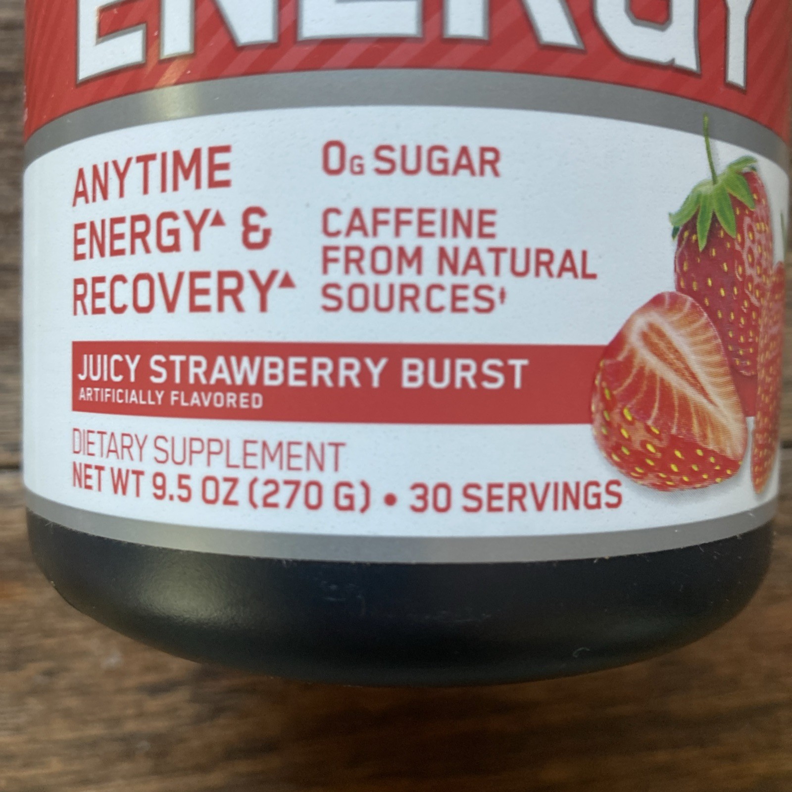 Essential Amin.O. Energy @ Recovery Juicy Strawberry Burst 9.5 oz 270 g EXP 9/27