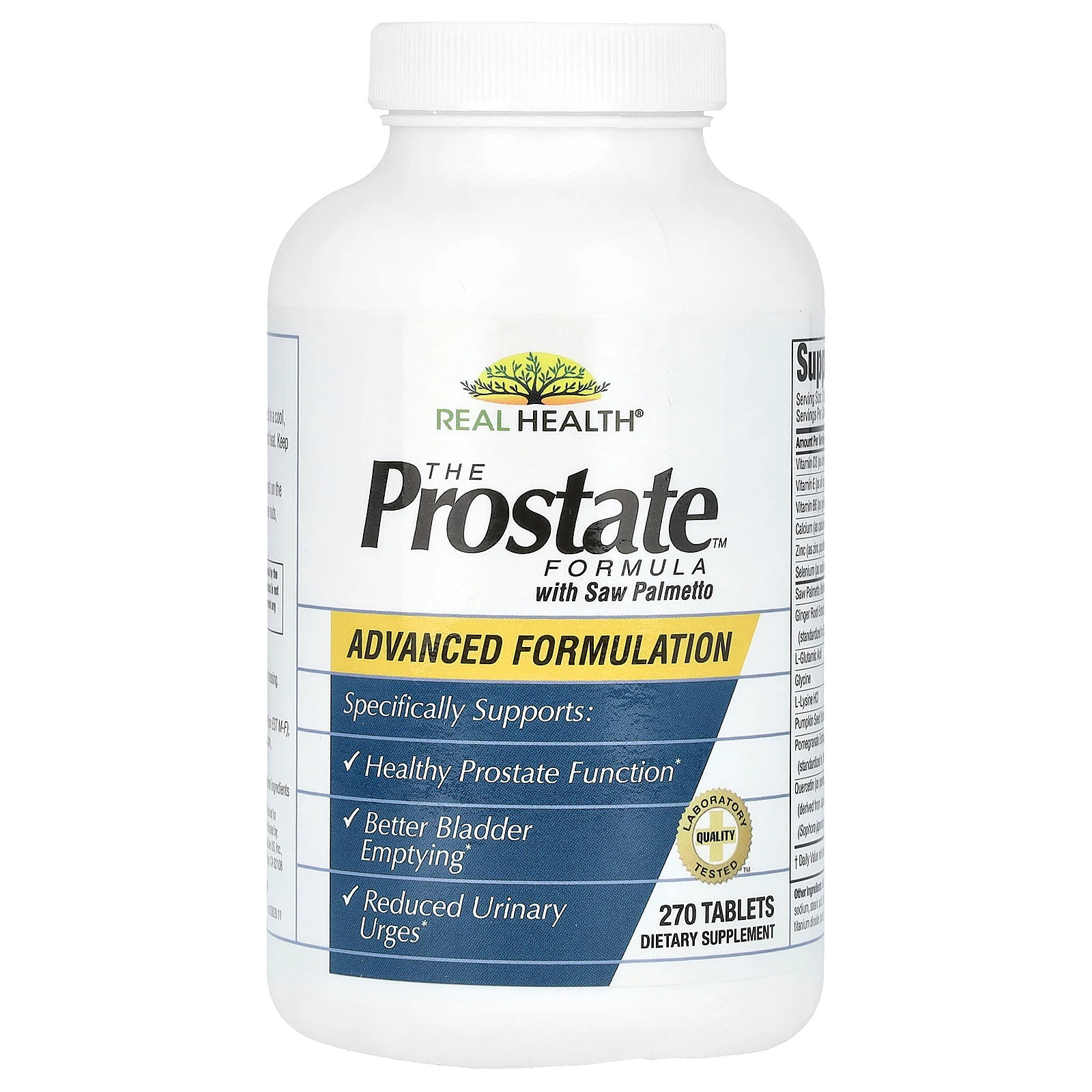 2 X Real Health, The Prostate Formula with Saw Palmetto, 270 Tablets