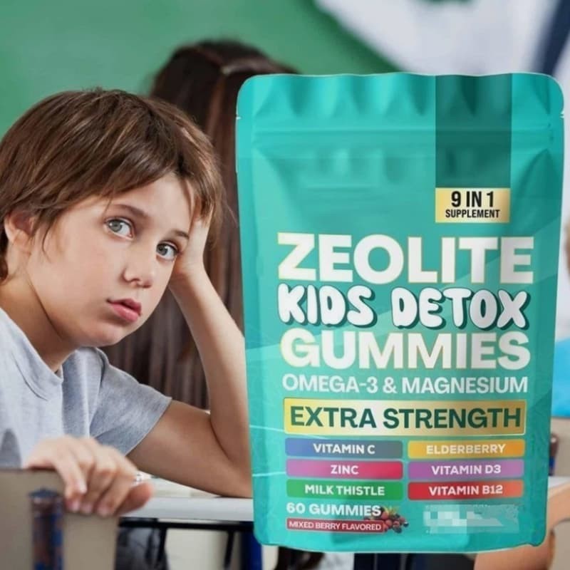 Purification Gummies Kids All-in-One Mixed Berry Flavored Zeolite 60 Gummies