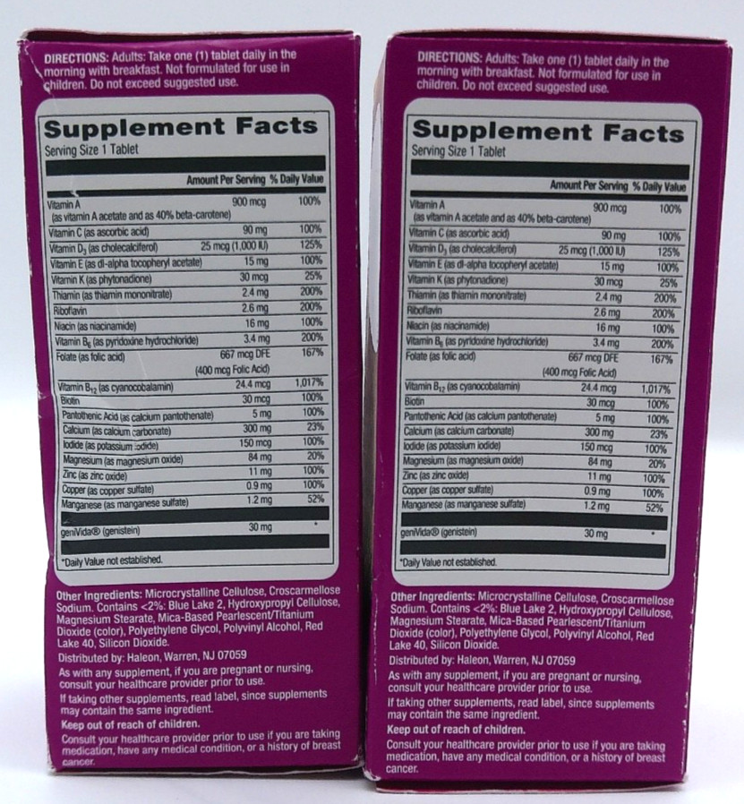 2Pk- Centrum Menopause, 60 Total Tablets, Exp. 8/26