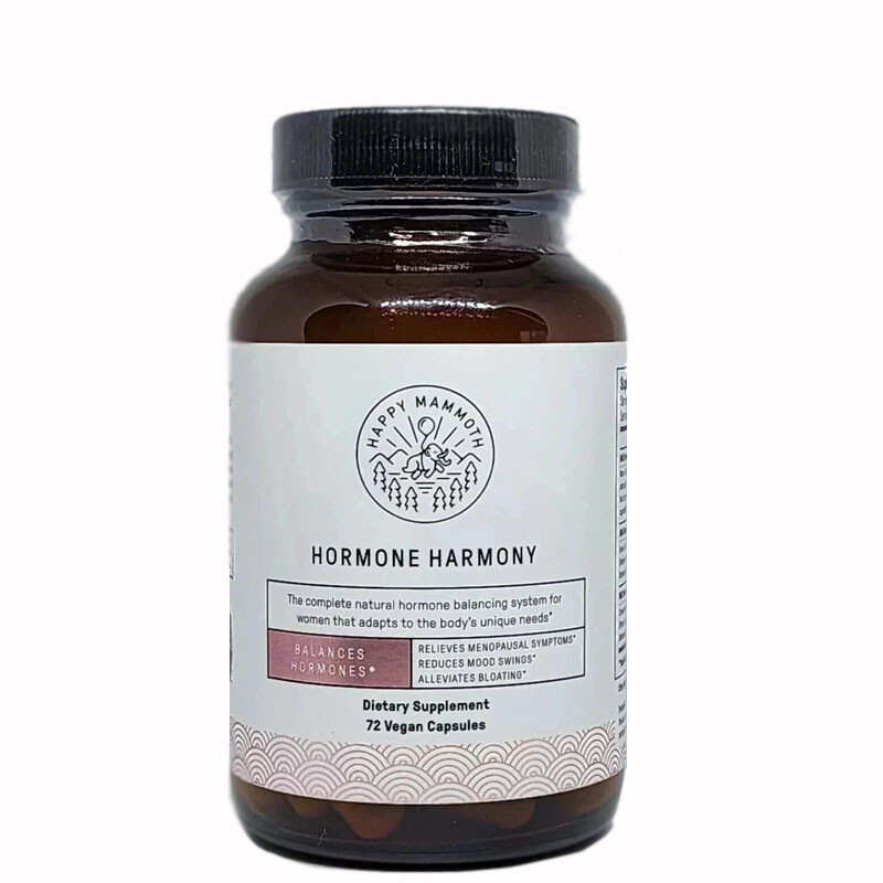 New Happy Mammoth Hormone Harmony Natural Hormonal Support targeted for Women 72