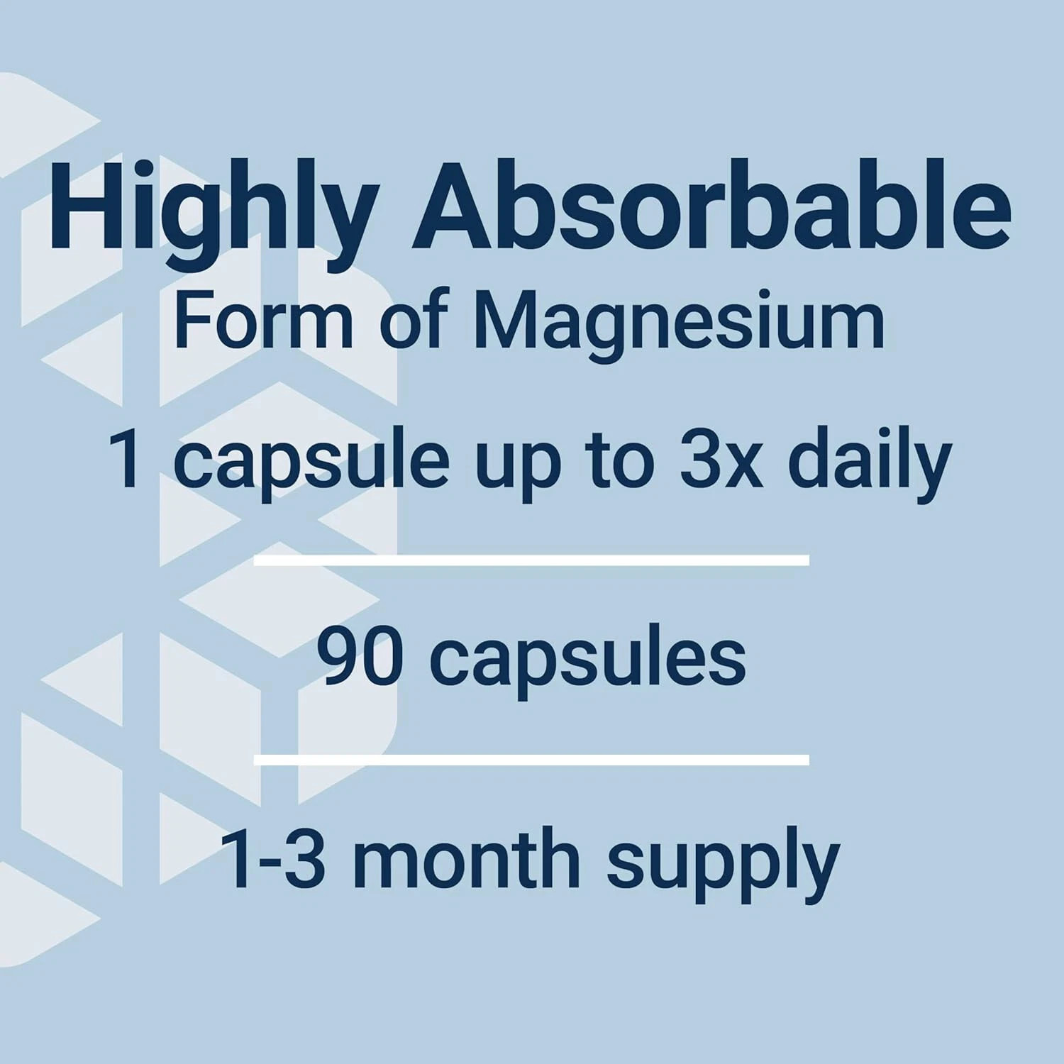 Life Extension Magnesium Glycinate 90 Caps Pack of 2