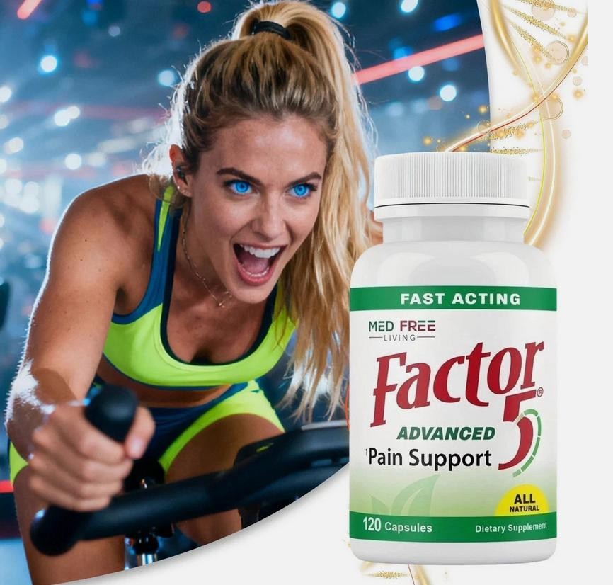 1-5pack Med Free Living Factor 5 Organic Joint & Muscle Support Complex 120 Caps