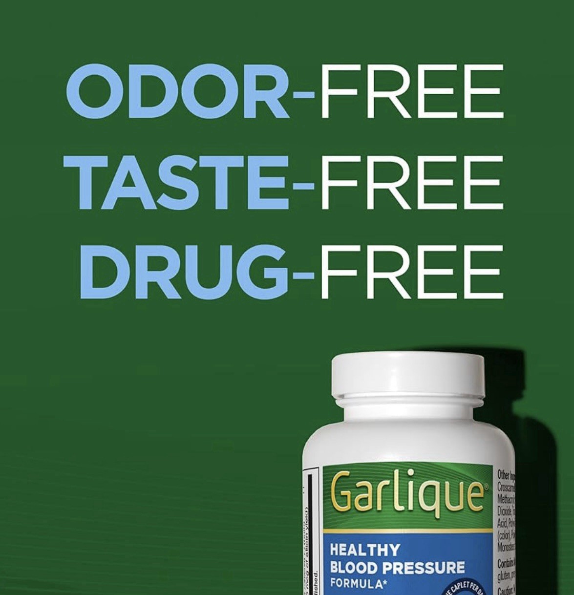 3x Garlique Healthy Blood Pressure Formula 60 Caplets per ea. BB: 02/27 – 03/28