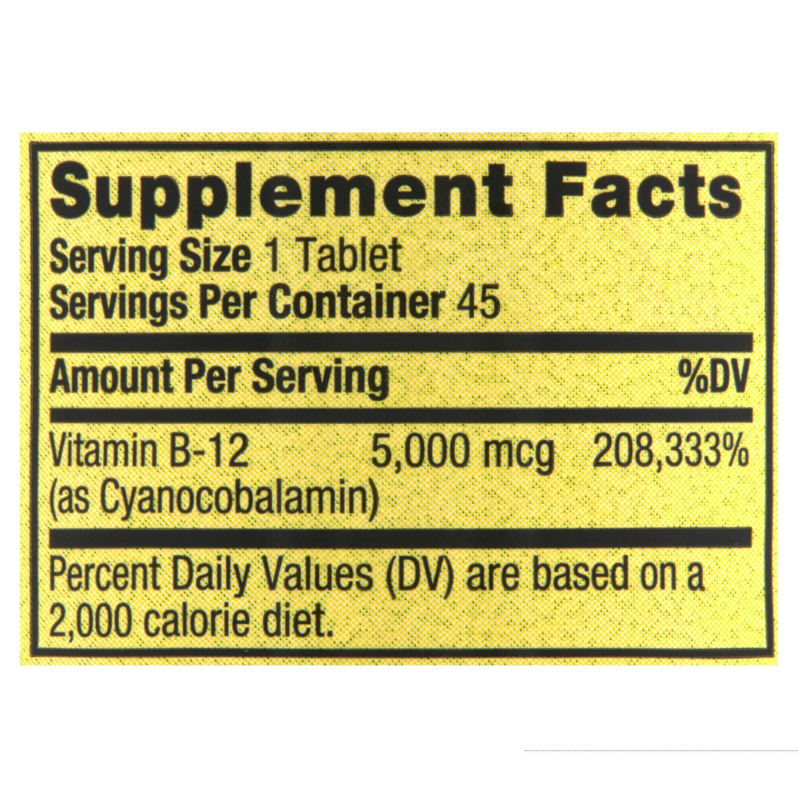 Spring Valley B12 Extra Strength Fast Dissolve Tablets – Mixed Berry, 5000mcg, 4