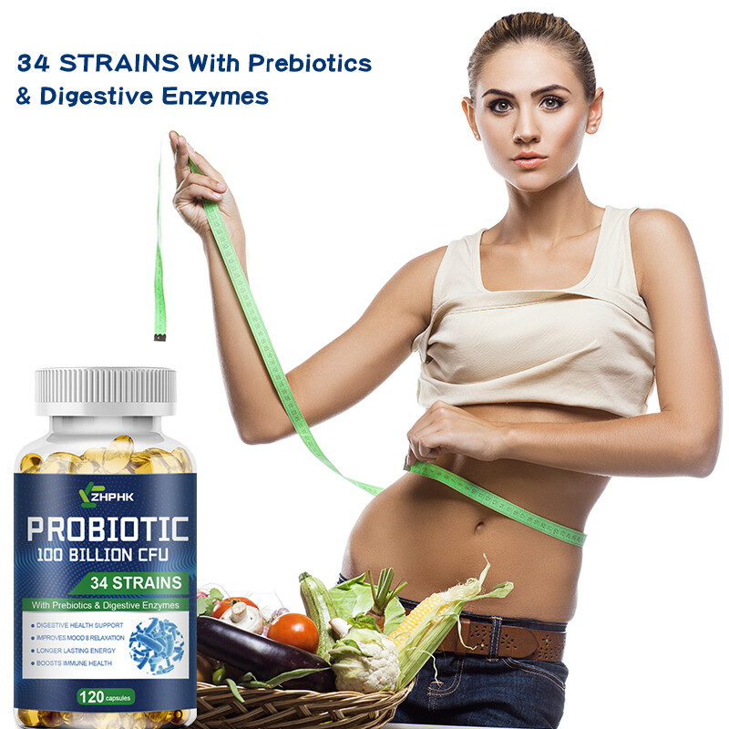 Bioma Probiotics for Digestive Health | 3-in-1 Gut Health Formula | 120 Capsules