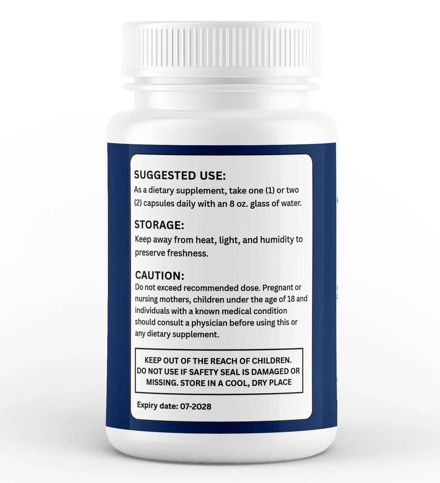 (1 Pack) BrainVex Nootropic All Natural Brain Supplement Brain Vex 60 Capsules