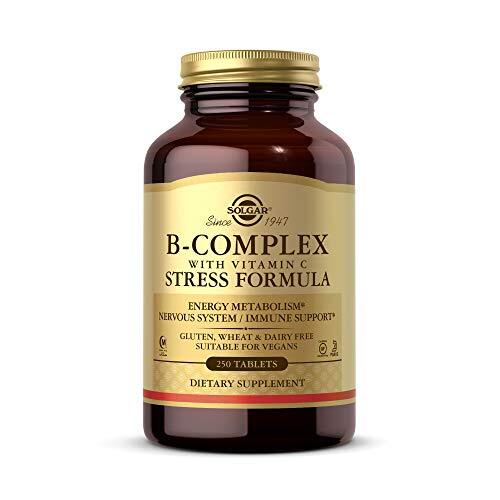 Solgar B-Complex with Vitamin C Stress Formula 250 Tablets