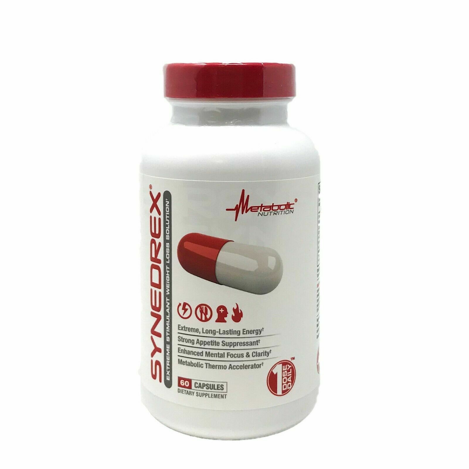 WEIGHT LOSS Thermogenic FAST FAT BURNER Synedrex 180 CAPS (3 x 60) FREE SHIP