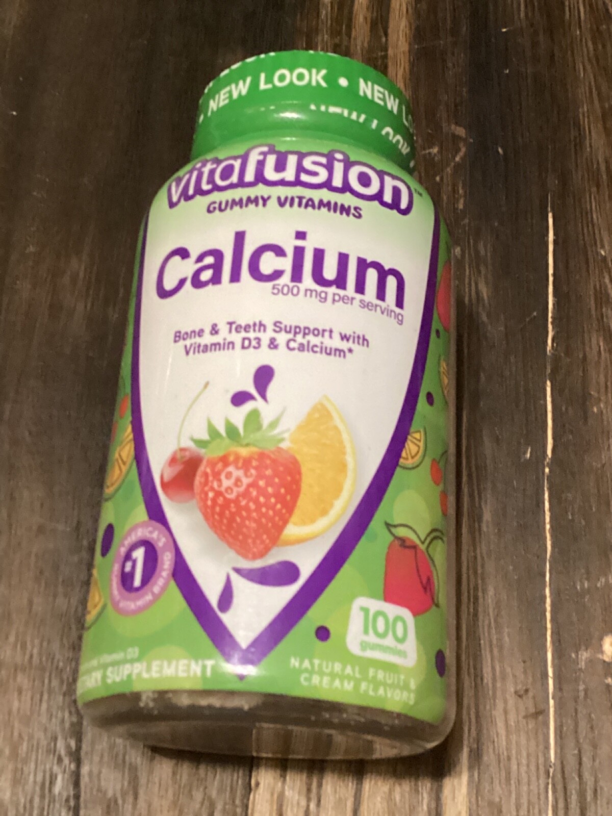 VitaFusion Calcium Bone & Teeth Support D3 100 Gummies *Exp 3/2025*