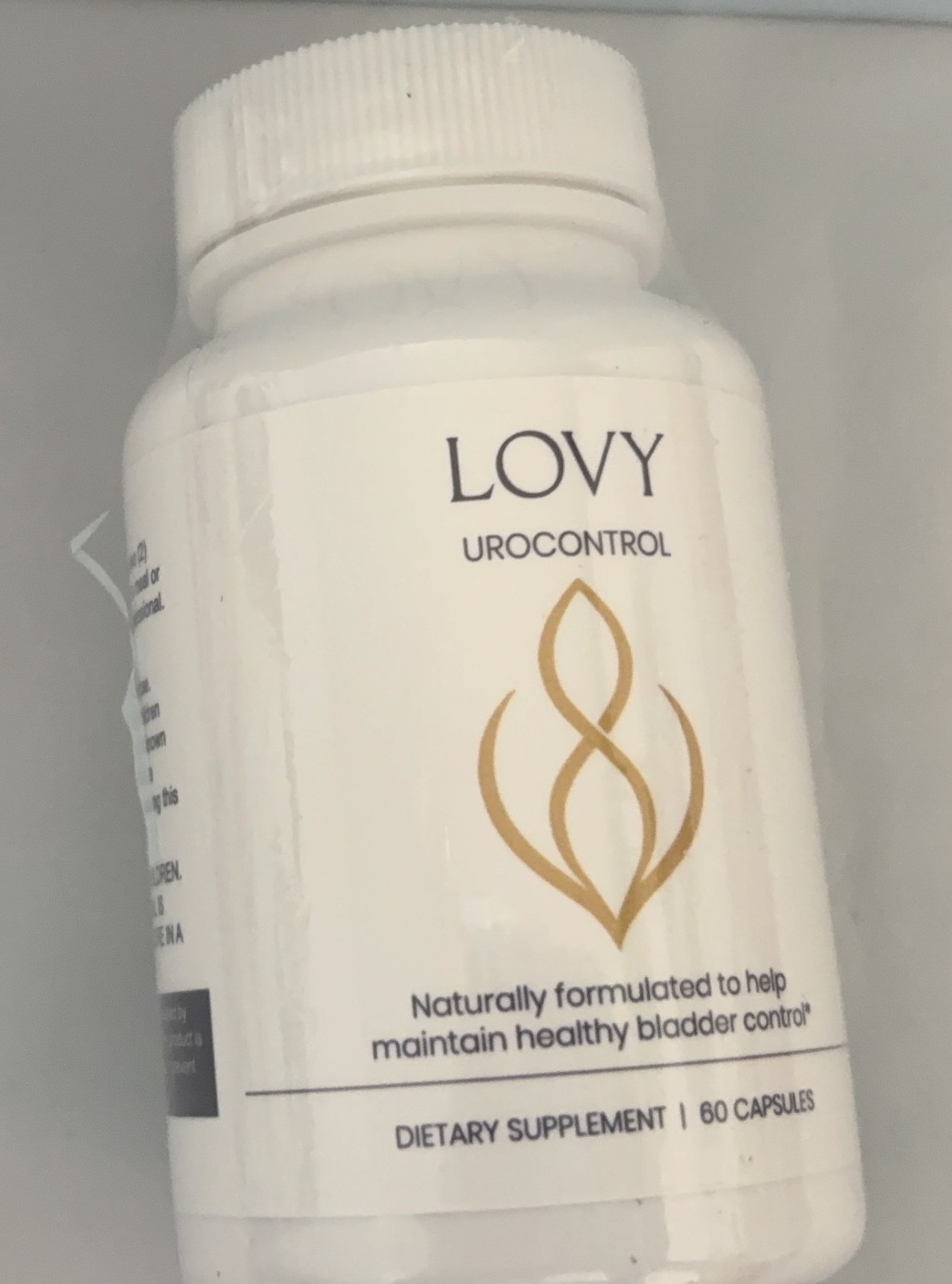 Lovy Urocontrol Capsules Bladder Support Supplement 60ct Non-GMO Vegan Exp5/2028