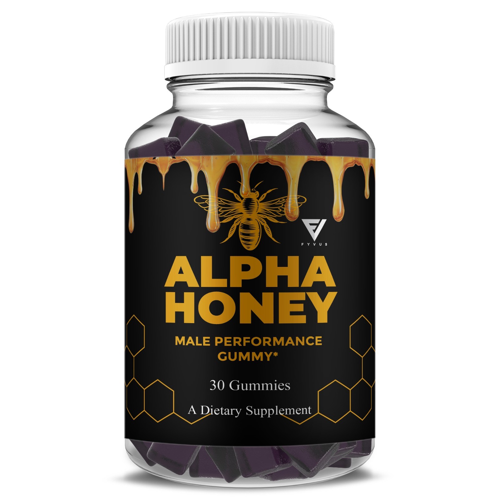 Alpha Honey Performance Gummies, AlphaHoney Supplement (30 Gummies)