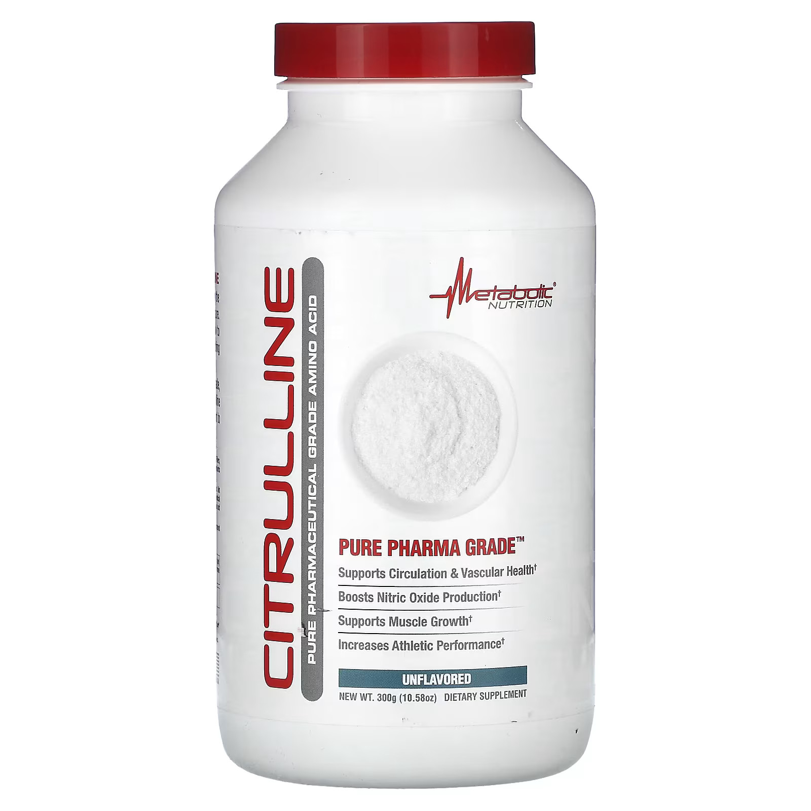 2 X Metabolic Nutrition, Citrulline, Unflavored , 10.58 oz (300 g)-worldwide