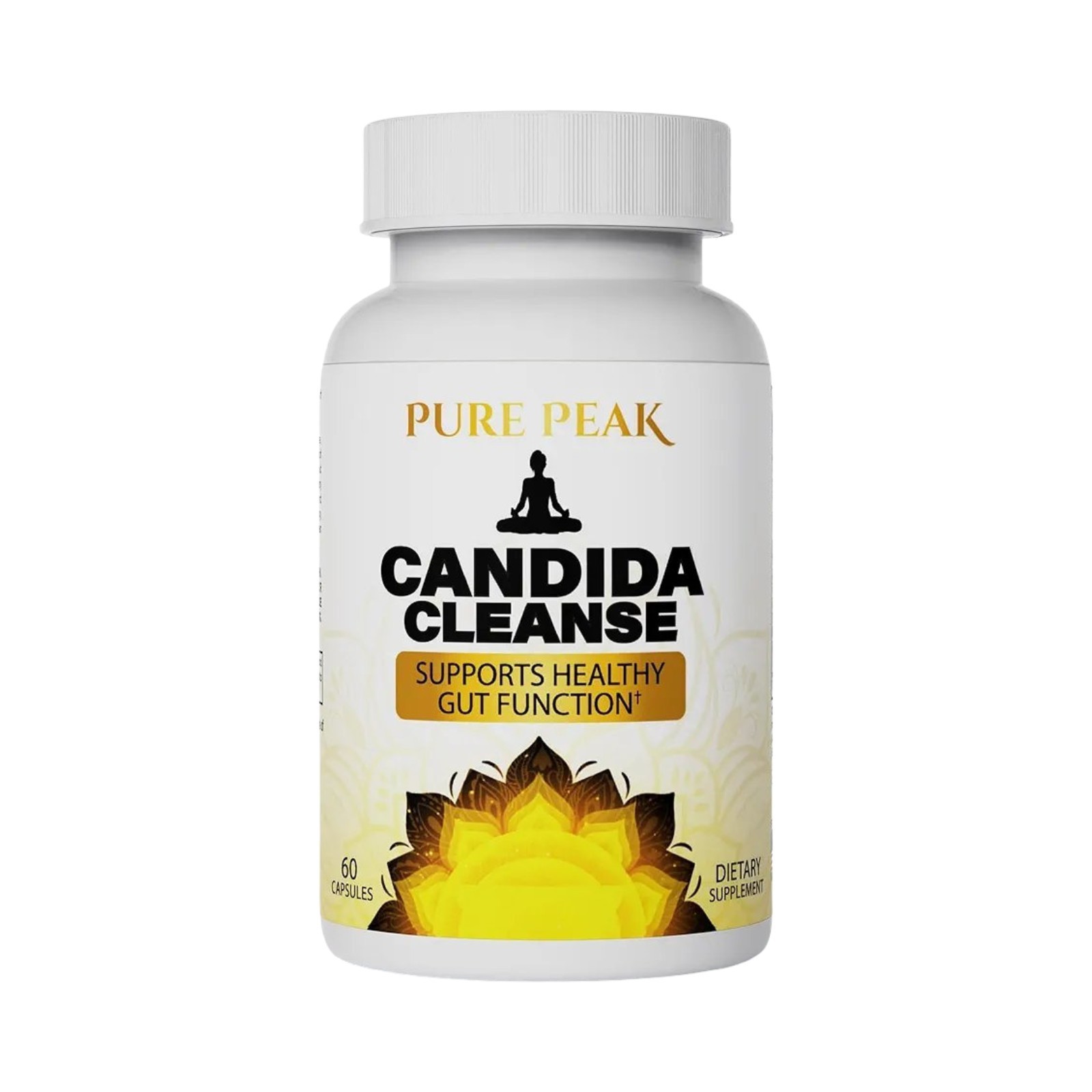 Pure Peak Candida Cleanse – Boost Gut & Colon Health – 60 Capsules