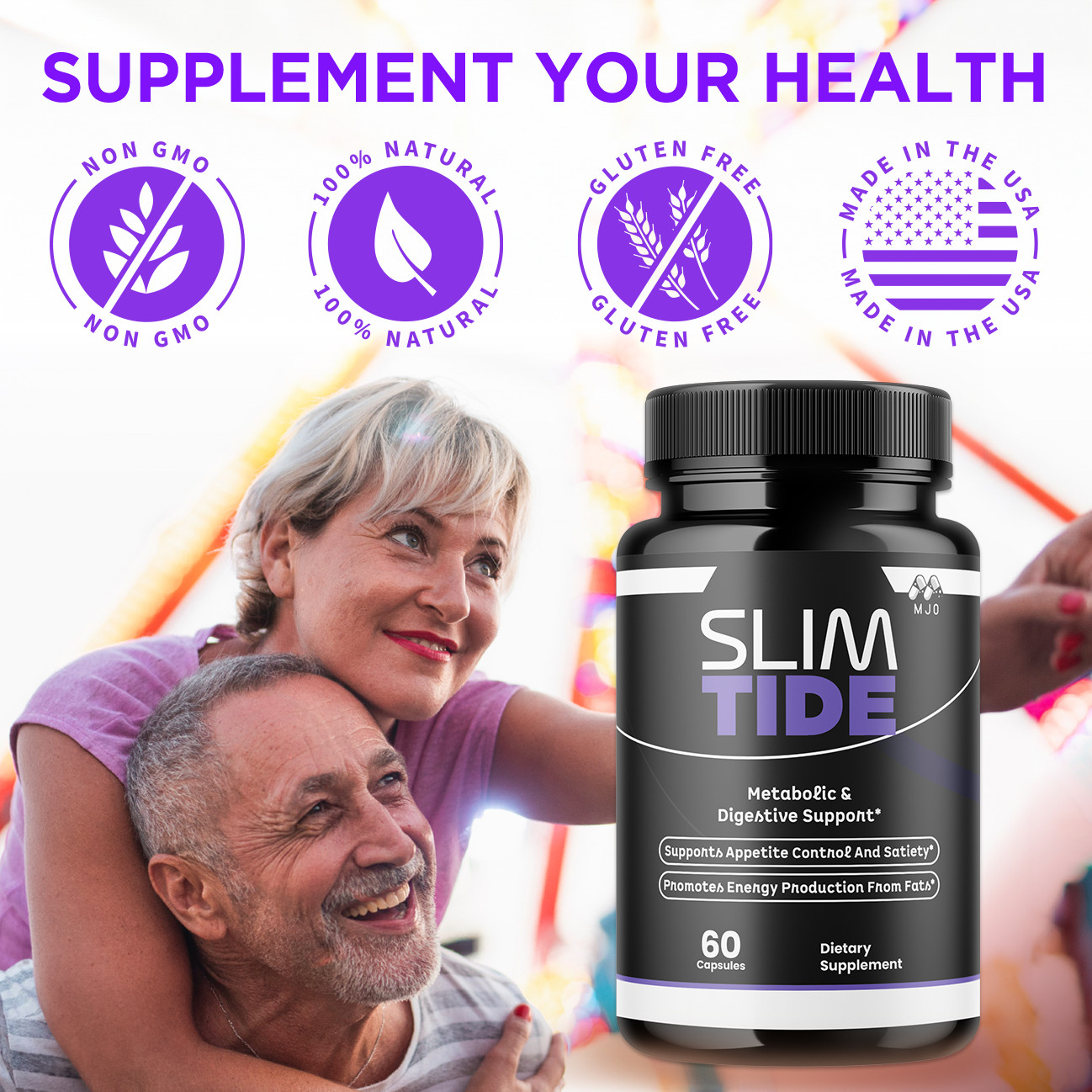 (5 Pack) Slimtide Advanced Weight Management Health Formula Slim Tide 300 Caps