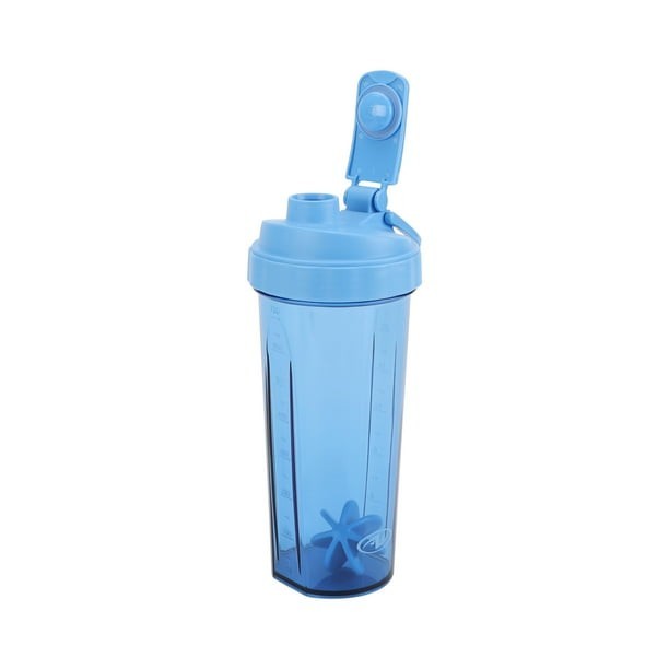 Athletic Works 24 fl oz Blue Tritan Shaker Bottle BPA-Free Leakproof Flip Lock