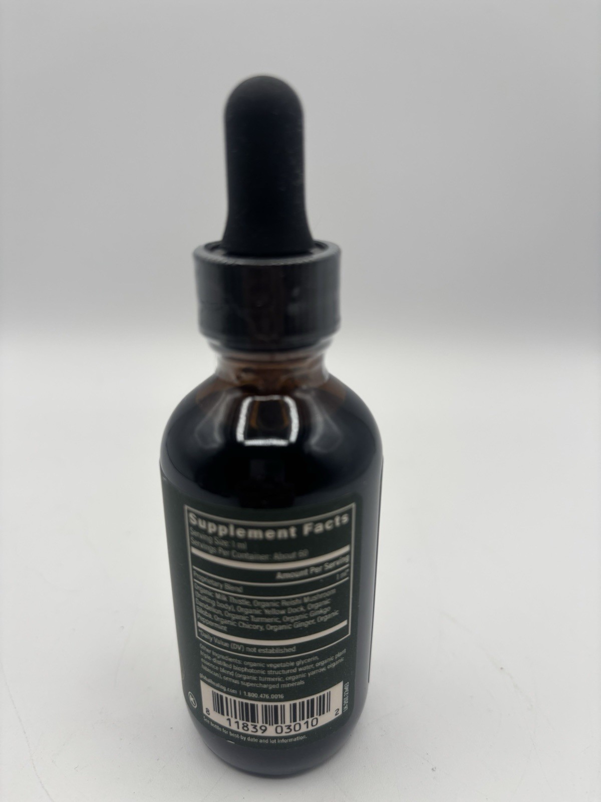 Global Healing Organic Liver Health – Liver Detox Cleanse – 2 Fl oz