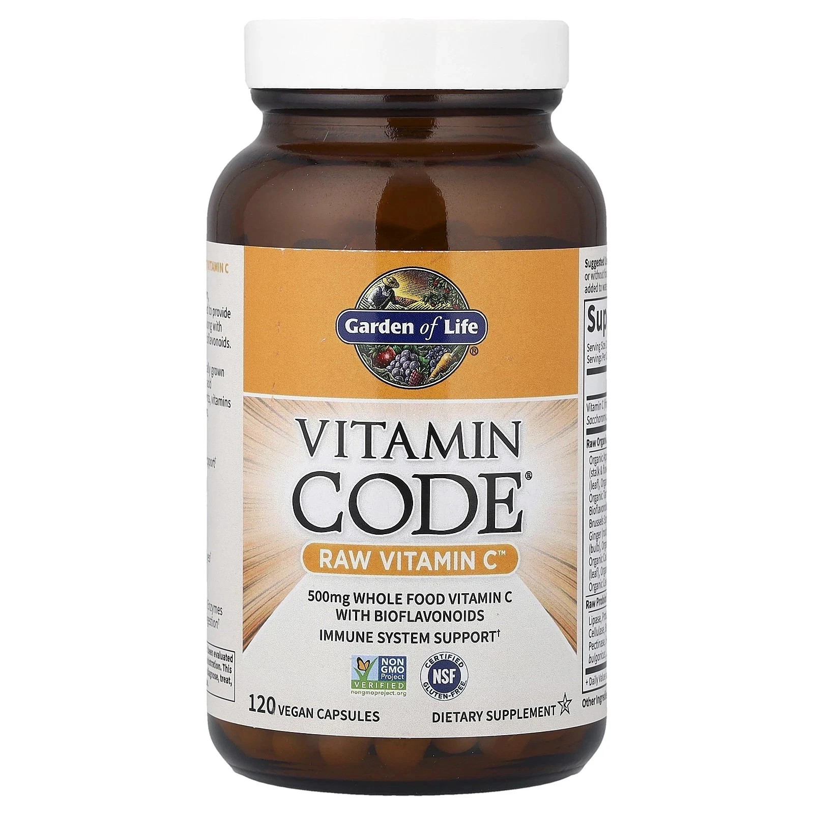 Garden Of Life – Vitamin Code Raw Vitamin C 120 vcaps Each (Pack of 4)
