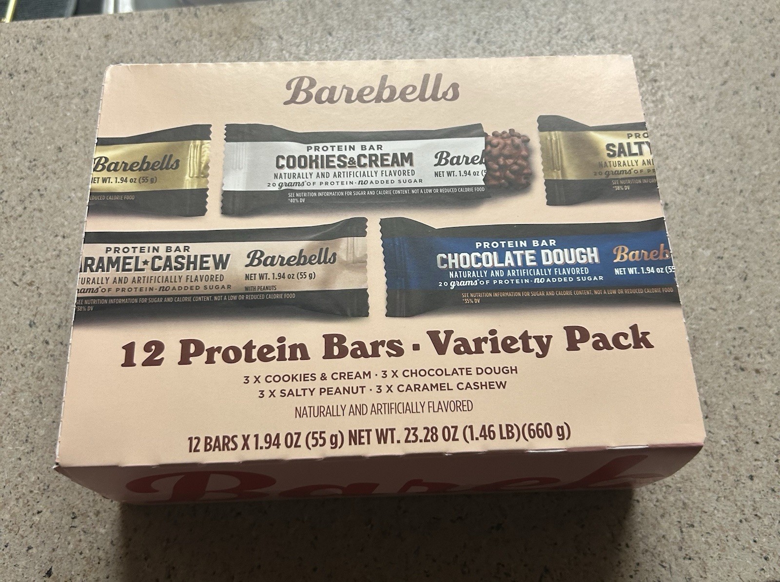 Barebells Protein Bars Variety Pack 20g Protein 12 Count