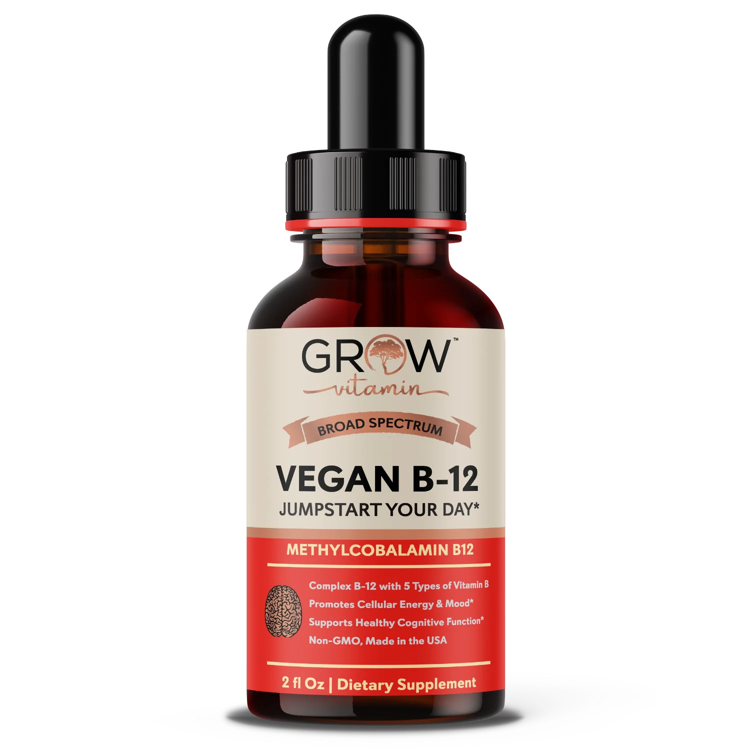 Grow Vitamin Vegan B12 Complex