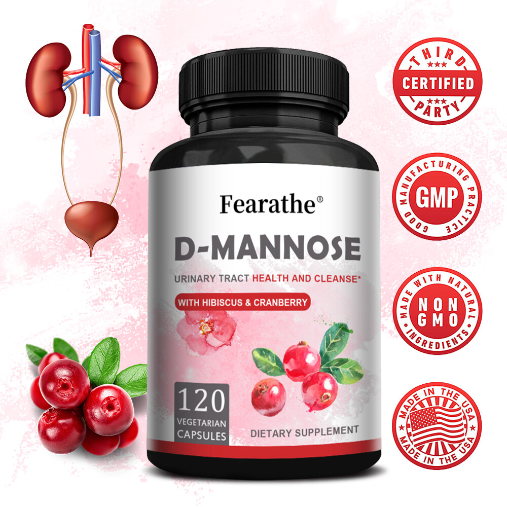 D-Mannose – Cranberry – Urinary Tract Support, Bladder Health, Cleanse & Detox