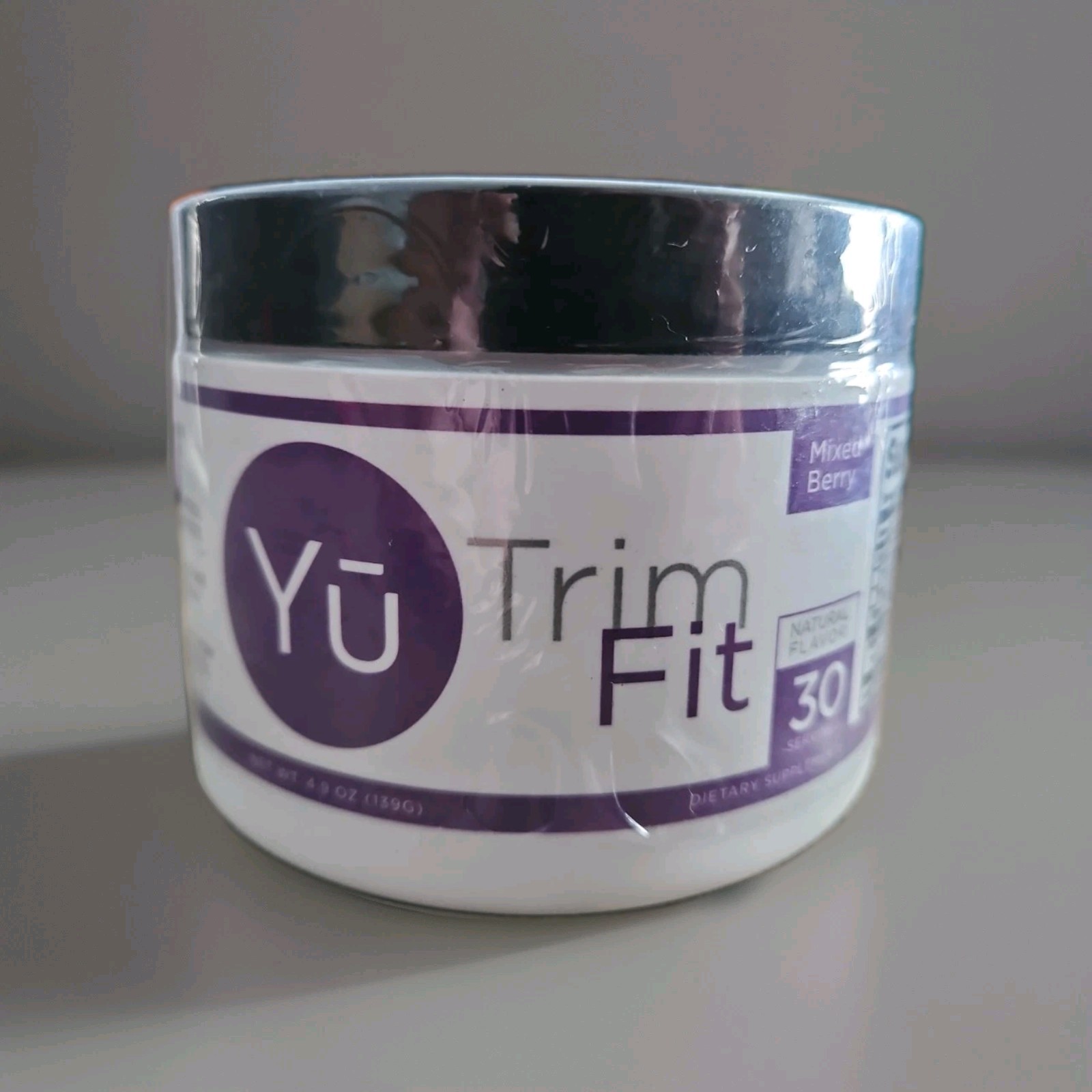 YU Trim-Fit FAT-Burner Powder 4.9oz./30 servings. Brand New And Sealed Exp 9/26