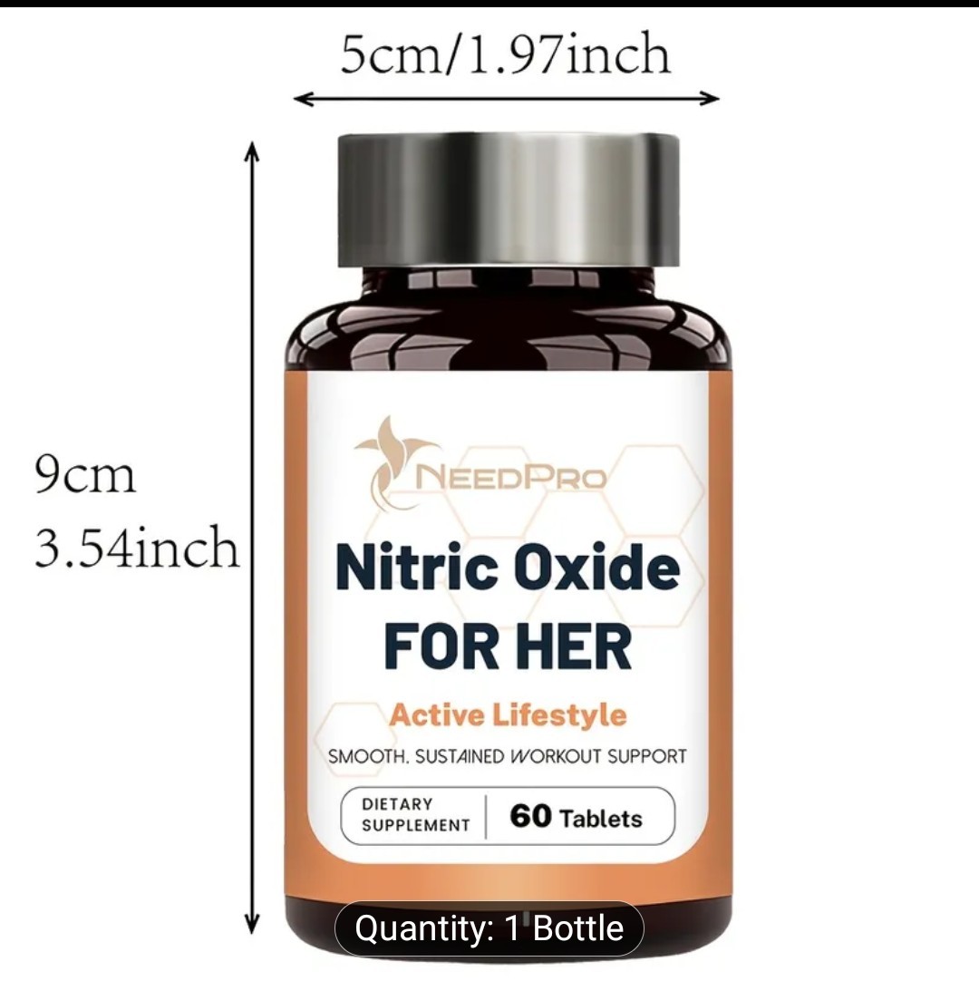 NeedPro Nitric Oxide Tablets for Women Beet Root L-Citrulline 60 Count