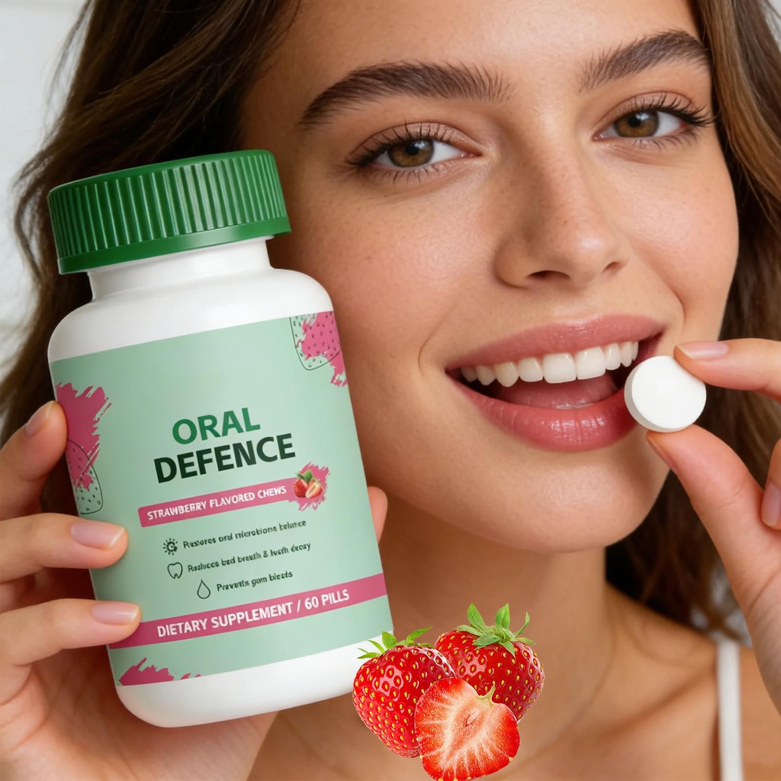 Oracare Oral Defence – Oral Probiotics Supplement for latest Breath, Teeth