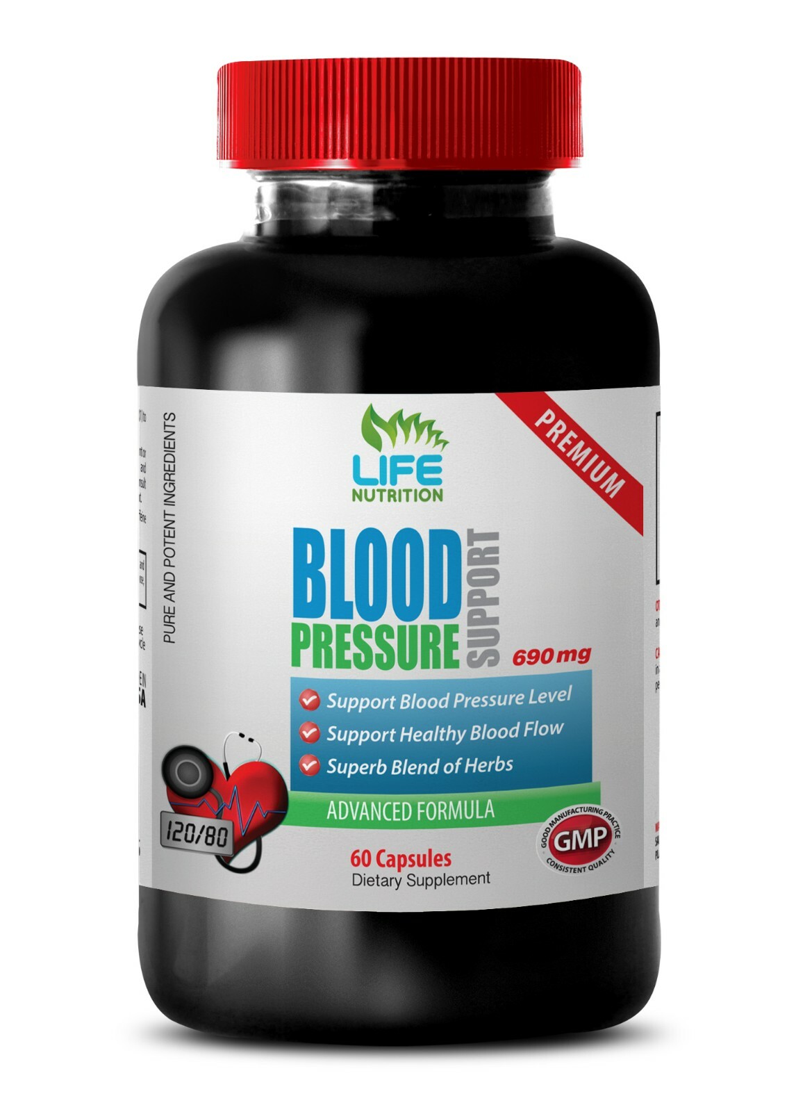 healthy blood flow – BLOOD PRESSURE SUPPORT – cardiovascular support formula 1B