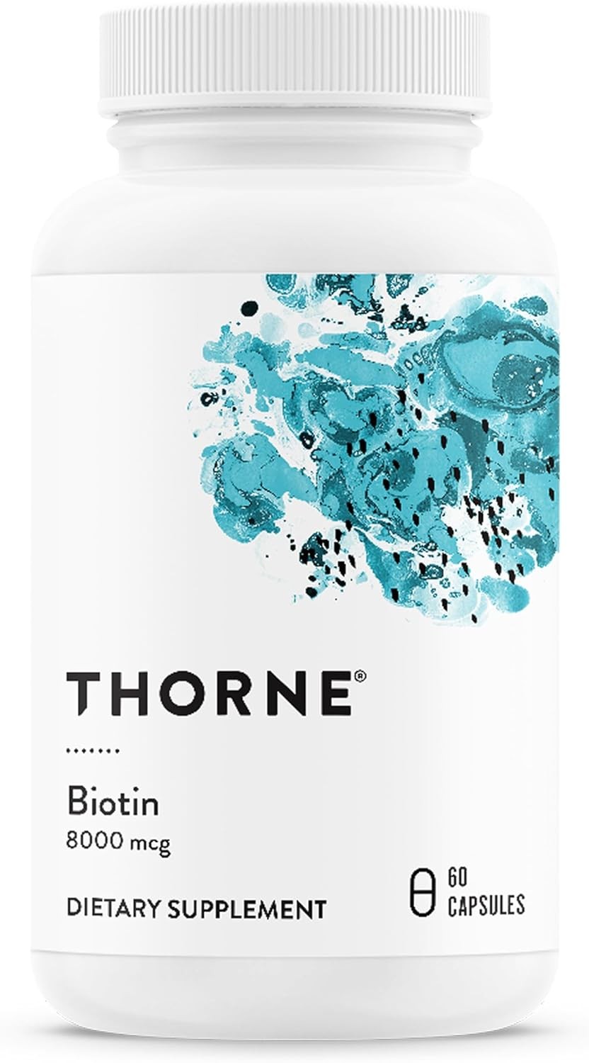 THORNE – Biotin – Vitamin B7 Supplement for Healthy Hair,Nails,Skin&Metabolism –