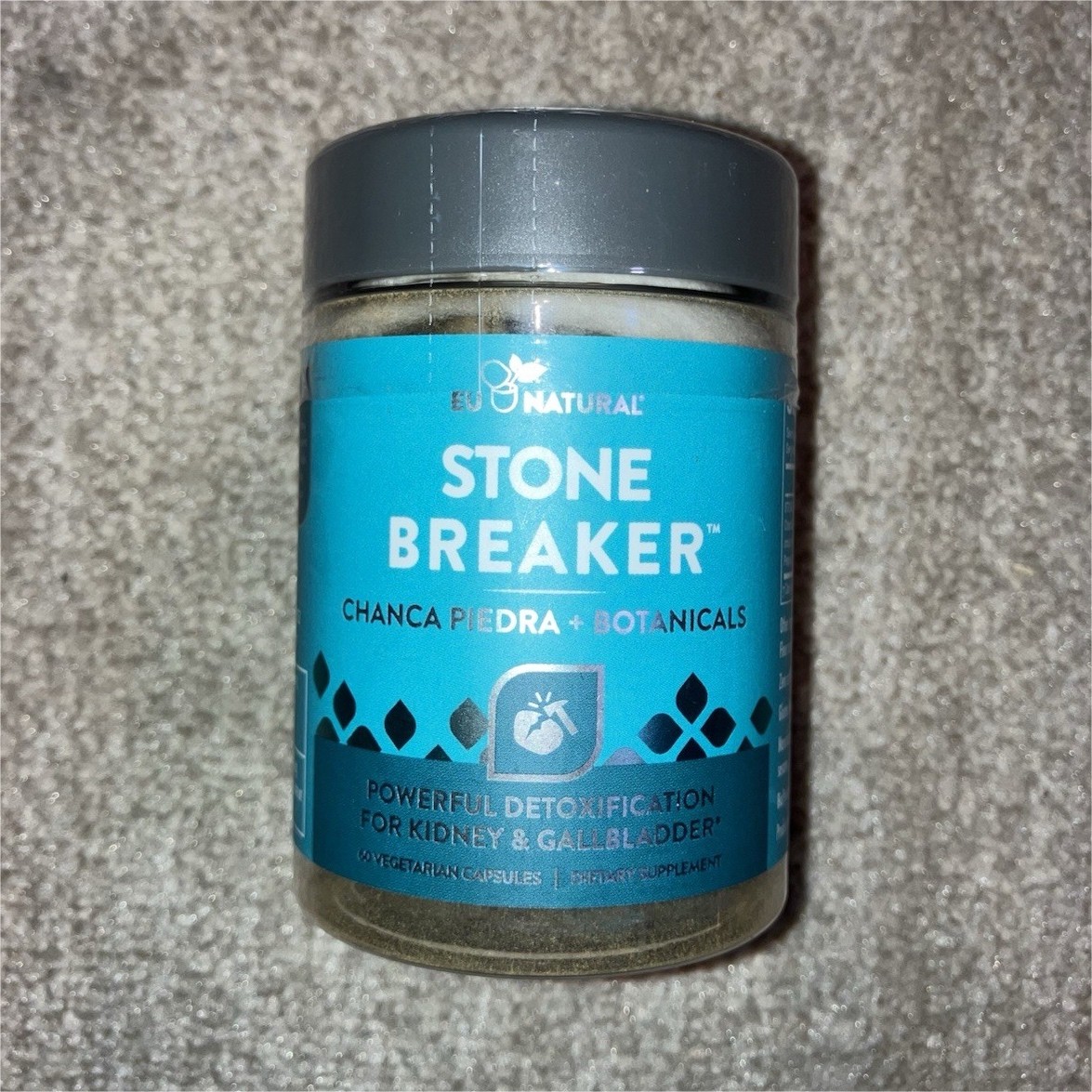 EU Natural Chanca Piedra Stone Breaker + Botanicals Kidney Support 60 Caps Veg