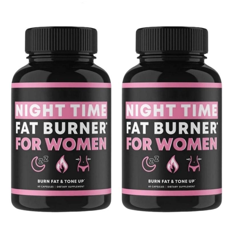Latest HOT US~2025 3X Weight Loss Night Time Fat Burner Supplement for women
