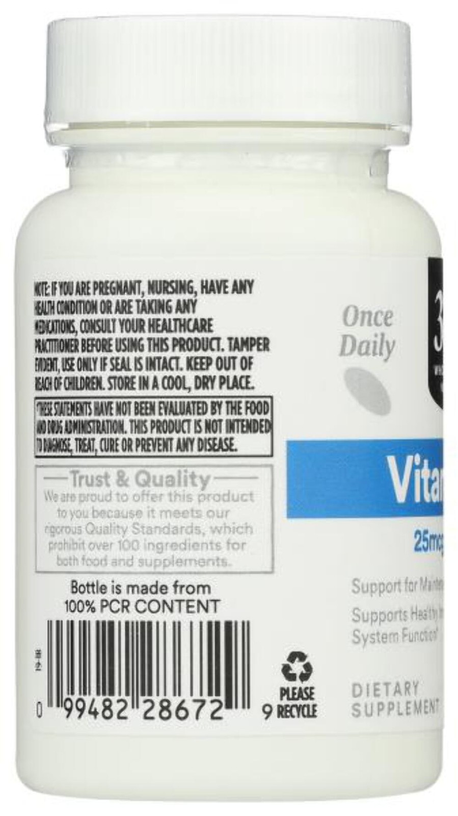 1/28 365 by Whole Foods Market, Vitamin D3 1000 IU, 250 Count