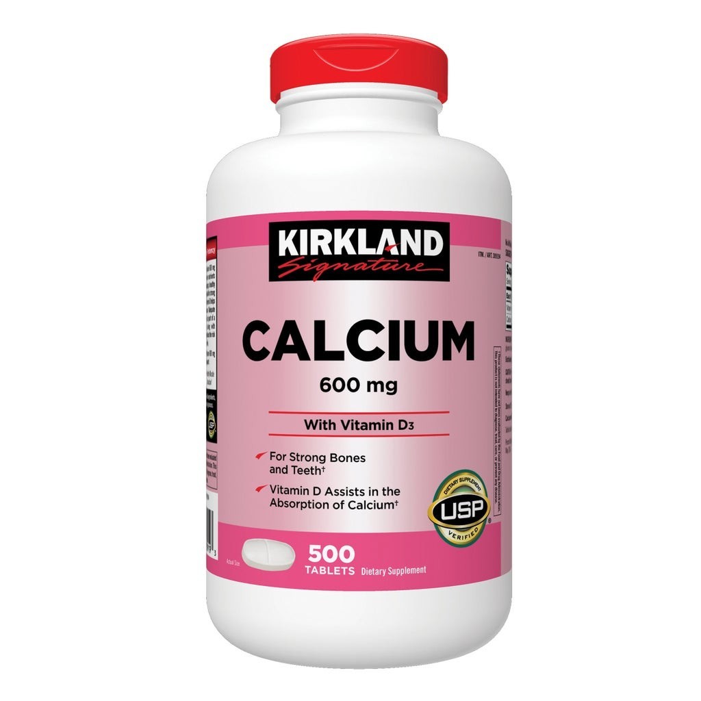 Calcium 600 mg. with Vitamin D3, 500 Tablets – FREE SHIPPING!