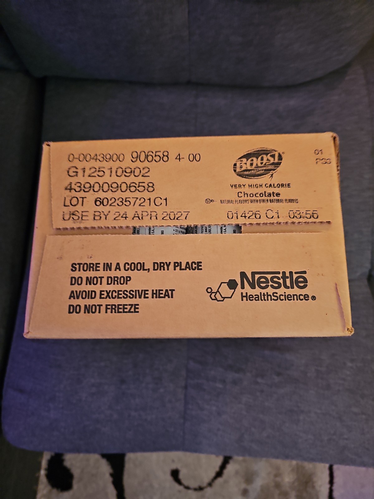 Boost VHC 8oz 24 Pack Chocolate NEW sealed case. 04/2027.