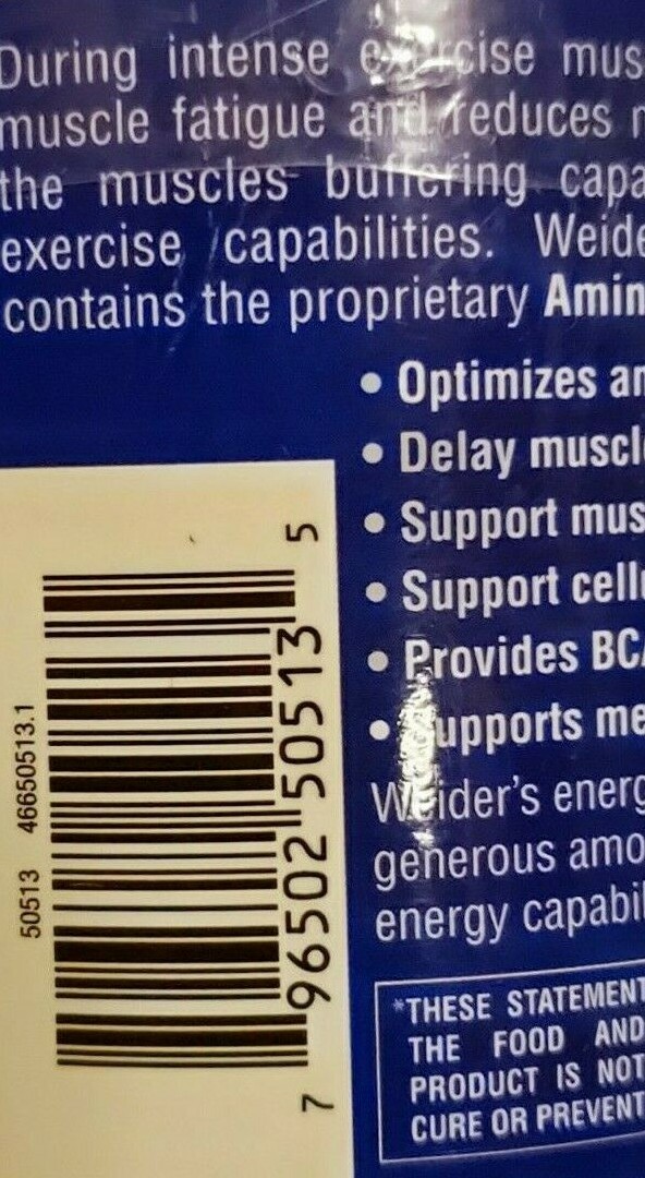 Weider – AMINO SPARK – Watermelon – 30 Servings – 10.58 oz – Exp 9/2026